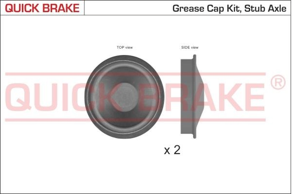 9828K Quick Brake Tampão de cubo